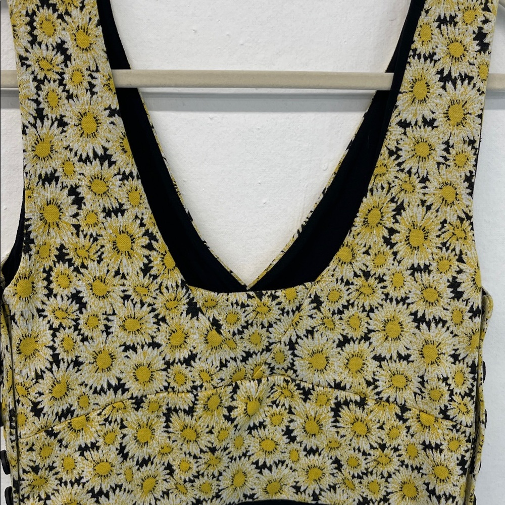 Maeve Anthrologie Daisy Crop Top - Picture 3 of 4